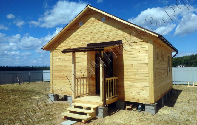 2 Брусовой дом ОД-34, 6×6, 37.5 м², Калужская область, посёлок Балабаново (5)